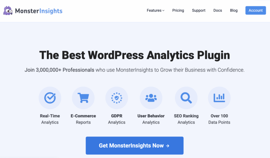 monsterinsights home